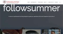 Desktop Screenshot of followsummer.com